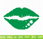 St. Patrick's Lips SVG