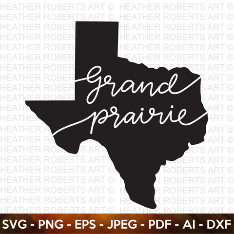 Grand Prairie City SVG