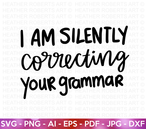 Silently Correcting Your Grammar SVG