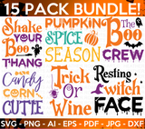 Halloween Colored SVG Bundle