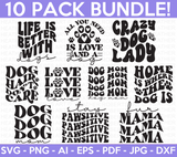 Dog Quotes Retro SVG Bundle