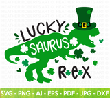 Lucky Saurus Rex SVG