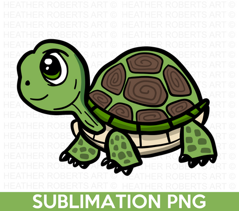 Turtle Clipart Sublimation
