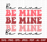 Be Mine Retro Svg