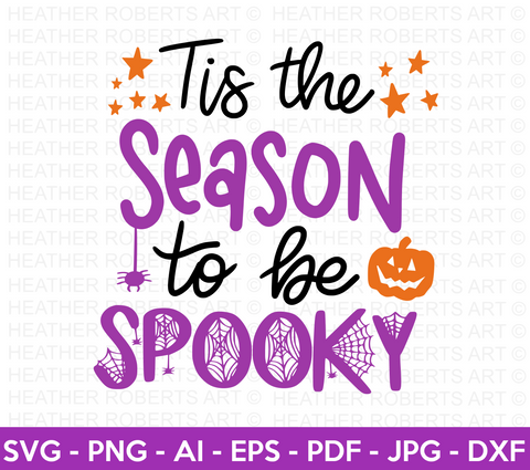 Season To Be Spooky Colored SVG