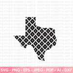 Texas Pattern Design SVG