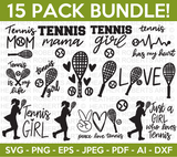 Tennis Svg Bundle