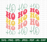 Ho Ho Ho Retro SVG