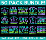 Mermaid SVG Bundle