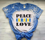 Peace Love Ukraine SVG