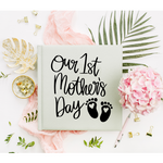 First Mother's Day SVG