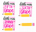 Back to School SVG Bundle - Little Miss