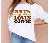 Just A Girl Who Loves Coffee SVG