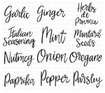 Spice Labels SVG Bundle