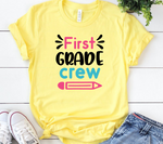 First Grade Crew Svg