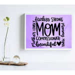 Mom Phrase Collage SVG