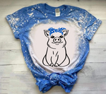 Pig with Blue Bandana SVG