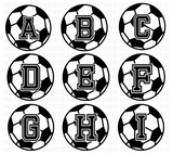 Soccer Monograms SVG Bundle