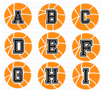 Basketball Monograms SVG Bundle