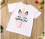 Third Unicorn Birthday SVG