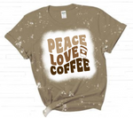 Peace Love Coffee SVG