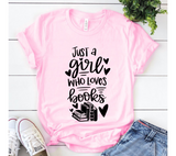 Just a Girl Who Loves Books SVG