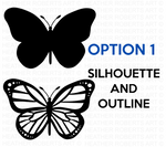 Layered Butterfly SVG