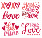 Valentine's Day Colored SVG Bundle