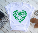 Heart Clover Leaf SVG