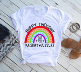 Twosday Rainbow SVG