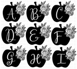 Teacher Alphabet SVG Monograms Bundle