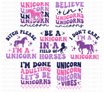 Unicorns SVG Bundle