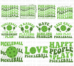 Pickleball Retro SVG Bundle