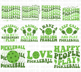 Pickleball Retro SVG Bundle