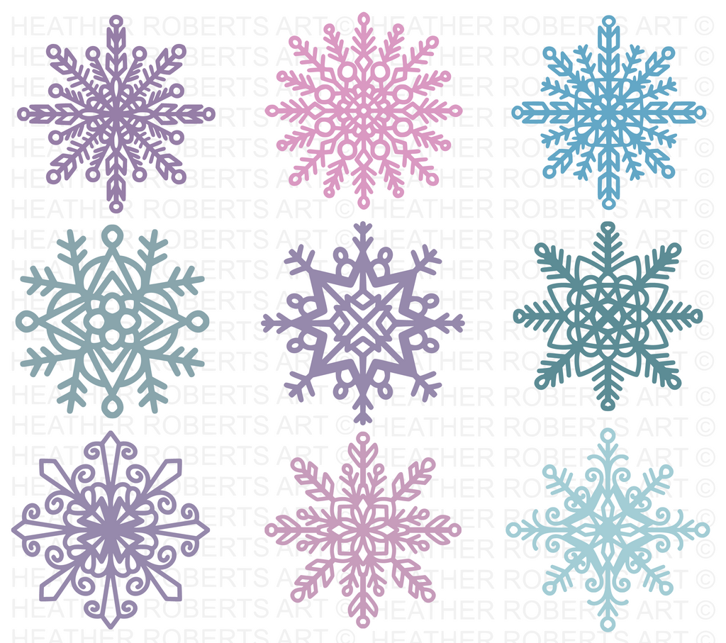 SB289 Color Layering Snowflake Bundle