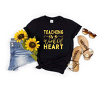 Teaching is a Work of Heart SVG