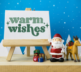 Warm Wishes Retro SVG