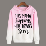Mama Supports Trans Son SVG