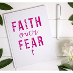 Faith Over Fear SVG