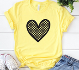 Polka Dots Heart SVG