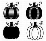 Pumpkin Patterns SVG Bundle