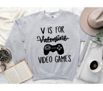 V is for Video Games SVG