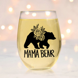 Floral Mama Bear SVG