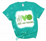 Peace Love Pickleball SVG