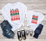 Holly Jolly Mama and Mini Retro SVG