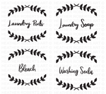 Laundry Labels SVG Bundle