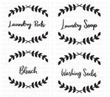 Laundry Labels SVG Bundle