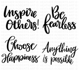 Positive Quotes SVG Bundle