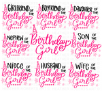 Family Birthday SVG Bundle