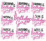 Family Birthday SVG Bundle